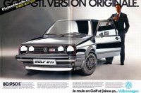 volkswagen golf gti - 1985